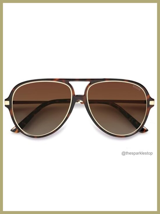 Polarized Aviator Sunglasses for Men Women, Large Retro 80s 90s Vintage Shades main image 6